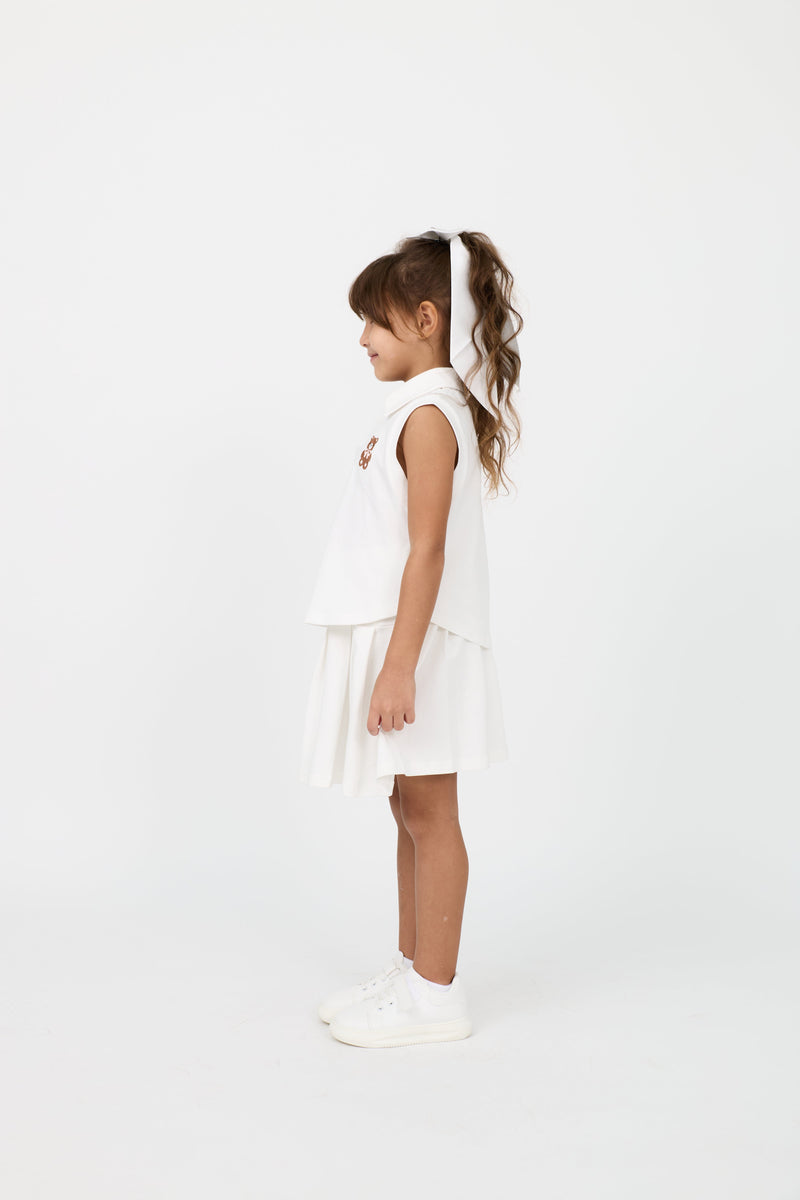 Ensemble top & jupe en coton pour enfants