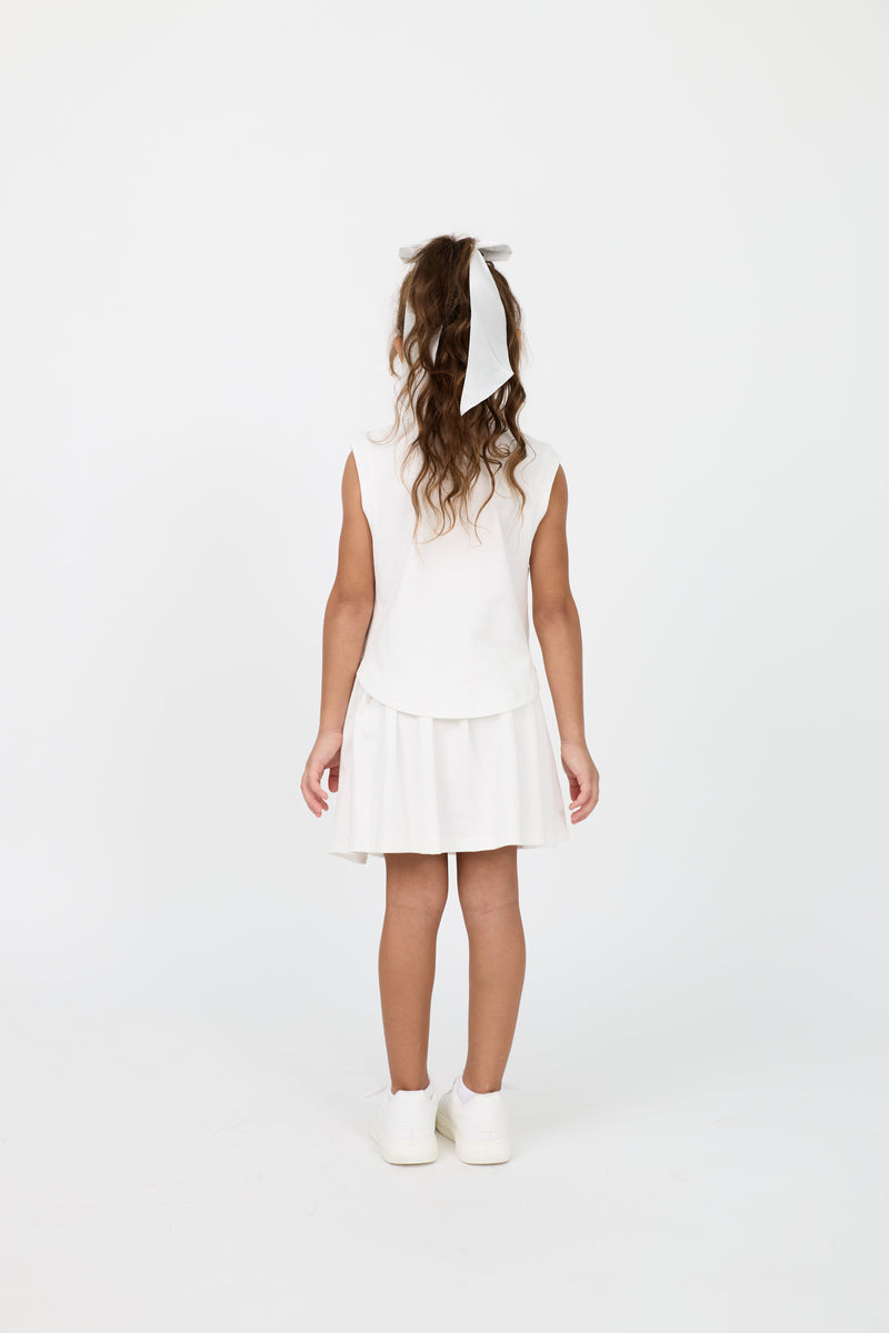Ensemble top & jupe en coton pour enfants