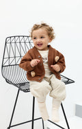 Ensemble 3 pièces enfant : cardigan, tee-shirt & jogging en coton