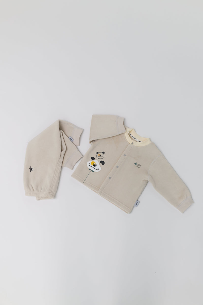 Ensemble sweatshirt & pantalon en coton pour enfants