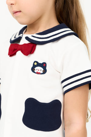 Ensemble jupe & top en coton pour enfants