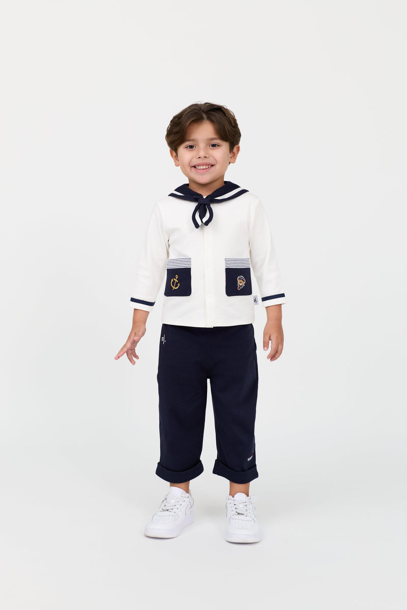 Ensemble top & pantalon en coton pour enfants