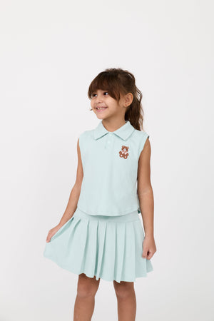 Ensemble top & jupe en coton pour enfants