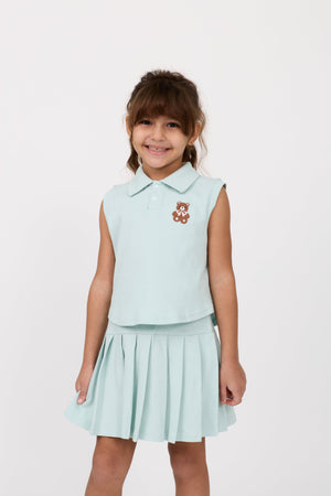 Ensemble top & jupe en coton pour enfants