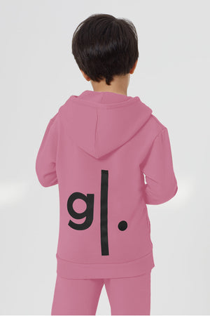 Sweat à capuche zippé confortable en bambou biologique pour garçons