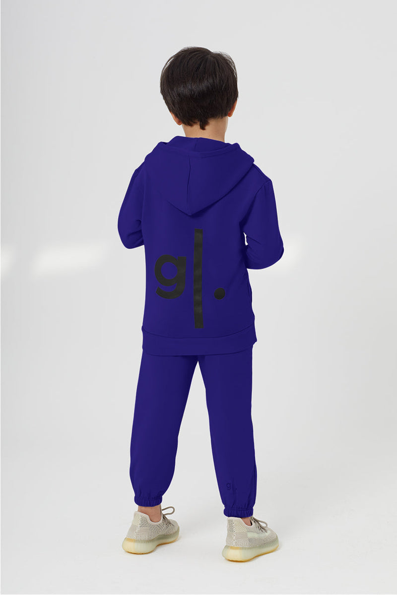 Sweat à capuche zippé confortable en bambou biologique pour garçons