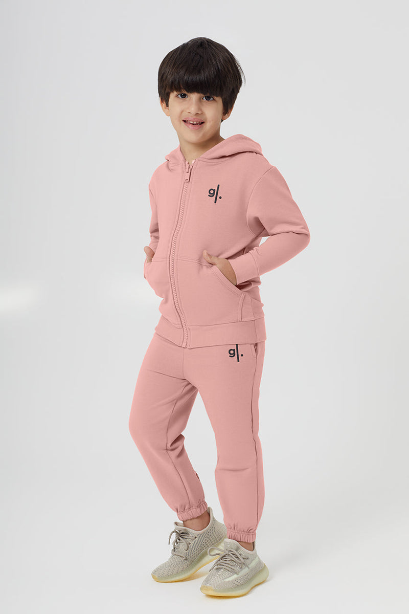 Sweat à capuche zippé confortable en bambou biologique pour garçons