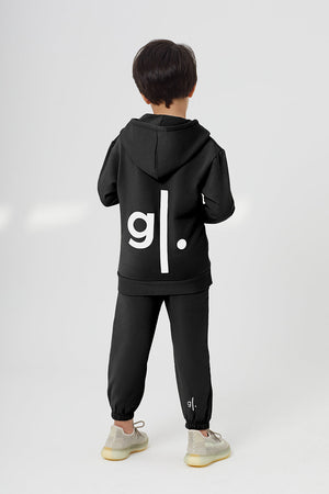 Sweat à capuche zippé confortable en bambou biologique pour garçons