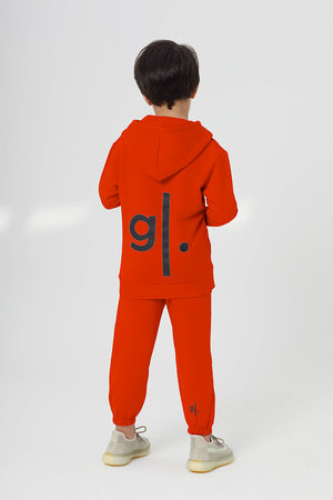 Sweat à capuche zippé confortable en bambou biologique pour garçons