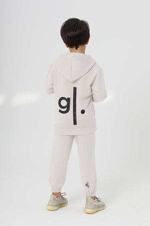 Sweat à capuche zippé confortable en bambou biologique pour garçons