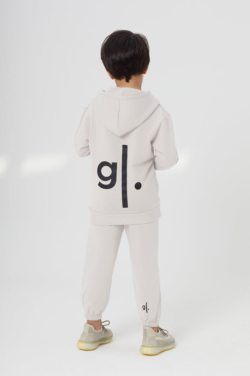 Sweat à capuche zippé confortable en bambou biologique pour garçons