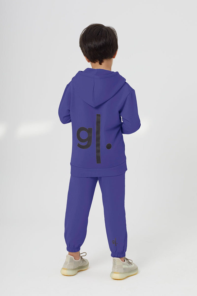 Sweat à capuche zippé confortable en bambou biologique pour garçons